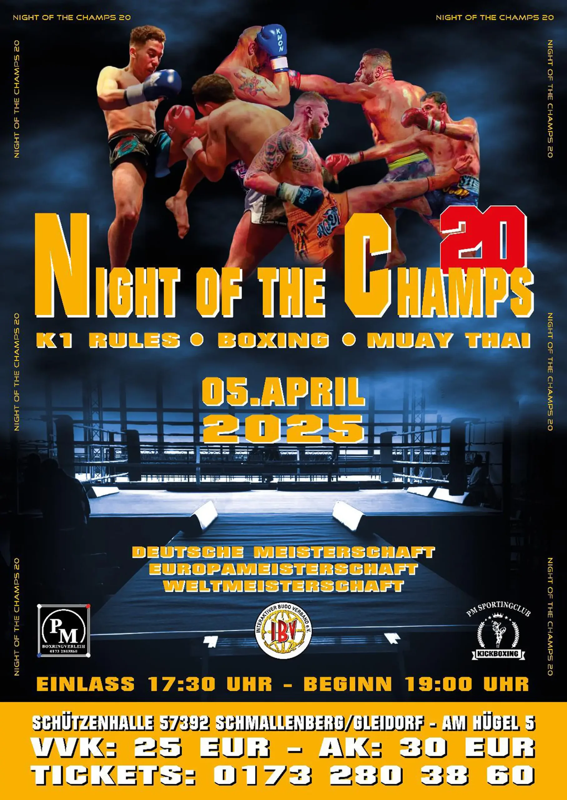 Night of the Champs 20 am 5 April 2025 in Gleidorf